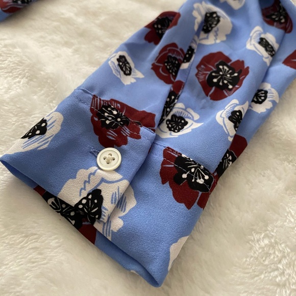 LOFT Floral Print Blouse - Picture 3 of 3